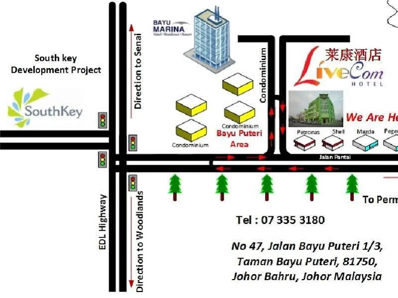 Live Com Hotel Johor Bahru
